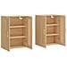 Armadietti A Parete 2 Pz Rovere Sonoma In Legno Multistrato - Foto miniatura 8