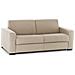 Divano Fisso Rosanna, Divano A 2 Posti Large, 100% Made In Italy, Sofà Soggiorno In Tessuto Imbottito, Con Braccioli Standard, Cm 200x95h90, Beige - Foto miniatura 2
