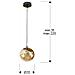 Lampada Scura 1l 20d, Ottone Nero - Foto miniatura 6