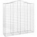 Cesto Gabbione Ad Arco 200x50x200/220 Cm Ferro Zincato - Foto miniatura 1