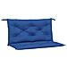 Cuscini Panca Giardino 2pz Blu Reale 100x50x7 Cm Tessuto Oxford - Foto miniatura 2