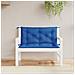 Cuscini Panca Giardino 2pz Blu Reale 100x50x7 Cm Tessuto Oxford - Foto miniatura 1