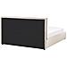 Letto Matrimoniale Contenitore Velluto Beige 160 X 200 Cm Bajonna - Foto miniatura 7