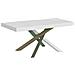 Tavolo Allungabile 90x120/224 Cm Volantis Premium Bianco Frassino Telaio 4/a - Foto miniatura 1