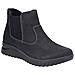 Black Casual Closed Ladies Mid Height Boots Stivaletti Pelle Scarpe Donna Nero Eu 38, 59030-01 - Foto miniatura 1