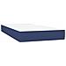 Letto a Molle con Materasso e LED Blu 90x190 cm in Tessuto - Foto miniatura 8