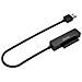 ASE-25A03B contenitore di unità di archiviazione Custodia per Disco Rigido (HDD) Nero 2.5" Alimentazione USB - Foto miniatura 5