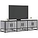Mobile Tv Grigio Sonoma 150x35x41cm In Truciolato E Metallo - Foto miniatura 1