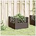 Lusso Casadino -  Fioriera Da Giardino Con Picchetti Marrone 43,5x43,5x43,5 Cm Pp - Foto miniatura 2