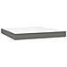 Giroletto a Molle con Materasso Grigio Scuro 180x200 cm Tessuto - Foto miniatura 5