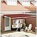 Tenda Retrattile arancione e marrone 400 × 300 cm Poliestere - Foto miniatura 2