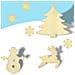 Set Di Ornamenti Natalizi A Forma Di Fiocco Di Neve (circa 35g) Con 20 Campanelle Colorate - Foto miniatura 3