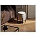 Pouf Contenitore Wenona Velluto Beige Chiaro - Foto miniatura 1