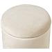 Pouf Contenitore Wenona Velluto Beige Chiaro - Foto miniatura 4