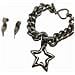 Set Composto Da Bracciale A Forma Di Stella E Orecchini A Elica Placcati In Argento Sterling. - Foto miniatura 3