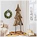 Albero di Natale Marrone 180 cm Legno massello di teak - Foto miniatura 2