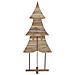 Albero di Natale Marrone 180 cm Legno massello di teak - Foto miniatura 6
