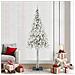 Albero di Natale con 300 LED Bianco 210 cm PE e Acciaio - Foto miniatura 2