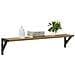 Scaffali da parete 2 pcs Rovere artigianale 80 x 15 x 15,5 cm - Foto miniatura 3