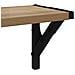 Scaffali da parete 2 pcs Rovere artigianale 80 x 15 x 15,5 cm - Foto miniatura 9