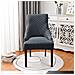 Coprisedia Elasticizzato Jacquard A Diamanti Stile Europeo Imbottito E Morbido Darkgrey - Foto miniatura 6