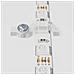 Striscia LED 12 pcs Nero e trasparente 750 mm Rame e plastica - Foto miniatura 6