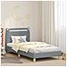 Struttura letto bambini con testata Grigio Chiaro 80 x 200 cm - Foto miniatura 2