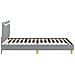Struttura letto bambini con testata Grigio Chiaro 80 x 200 cm - Foto miniatura 6