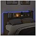 Testata con Mobile e LED Sonoma 180 x 16,5 x 103,5 cm - Foto miniatura 4