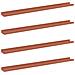 Scaffale da parete 4 pcs Rosso 100 x 9 x 3 cm Legno multistrato - Foto miniatura 1