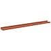 Scaffale da parete 4 pcs Rosso 100 x 9 x 3 cm Legno multistrato - Foto miniatura 6