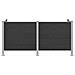 Recinzione Contenitore per Rifiuti Grigio 237 x 85 x 115 cm - Foto miniatura 4