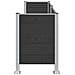 Recinzione Contenitore per Rifiuti Grigio 237 x 85 x 115 cm - Foto miniatura 5