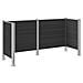 Recinzione Contenitore per Rifiuti Grigio 237 x 85 x 115 cm - Foto miniatura 6