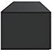 Mobile Porta TV da Muro Montaggio a parete Nero 98 x 41 x 30 cm - Foto miniatura 5