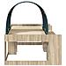 Letto alto per bambini con storage 3 pz Rovere Sonoma e Azzurro - Foto miniatura 7