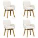 Sedie da pranzo girevoli 4 pcs Bouclé Crema 54 x 58 x 87 cm - Foto miniatura 1
