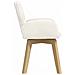 Sedie da pranzo girevoli 4 pcs Bouclé Crema 54 x 58 x 87 cm - Foto miniatura 4