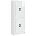 Set di armadi 2 pcs Bianco Lucido Legno ingegnerizzato - Foto miniatura 1