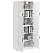 Set di armadi 2 pcs Bianco Lucido Legno ingegnerizzato - Foto miniatura 2