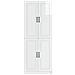 Set di armadi 2 pcs Bianco Lucido Legno ingegnerizzato - Foto miniatura 4