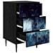 Armadio da Notte RAALTE 2 pz Rovere Nero 36 x 33 x 61 cm - Foto miniatura 5