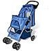 Passeggino Per Cani Blu - Foto miniatura 2