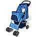 Passeggino Per Cani Blu - Foto miniatura 3