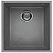 Lavello Quadra 100 Keratek Plus Sottotop 38x44 cm 1 vasca Colore Light Grey 97 - Foto miniatura 1