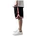 Stripes Mesh Shorts Article Tb243 - Nero-rosso S - Foto miniatura 2