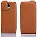 Custodia Compatibile Con Samsung Galaxy Mega 6.3 In Marrone Cioccolata - Coperchio Protettivo In Design Flip Realizzato In Similpelle Testurizzata - Foto miniatura 5