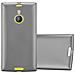 Custodia Compatibile Con Nokia Lumia 1520 In Grigio Metallico - Coperchio Protettivo In Silicone Tpu Flessibile - Foto miniatura 1