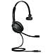 Cuffie Mono Evolve2 30 Ms con USB-A e Microfono Integrato Nero - Foto miniatura 1