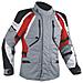 Giacca Offroad Enduro Moto Turismo Impermeabile Tessuto Protezioni Rosso L - Foto miniatura 4